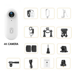 Ultra-Compact 4K WiFi Action Camera | Lightweight, Helmet-Friendly Design for Motorcyclists and Outdoor Adventurers