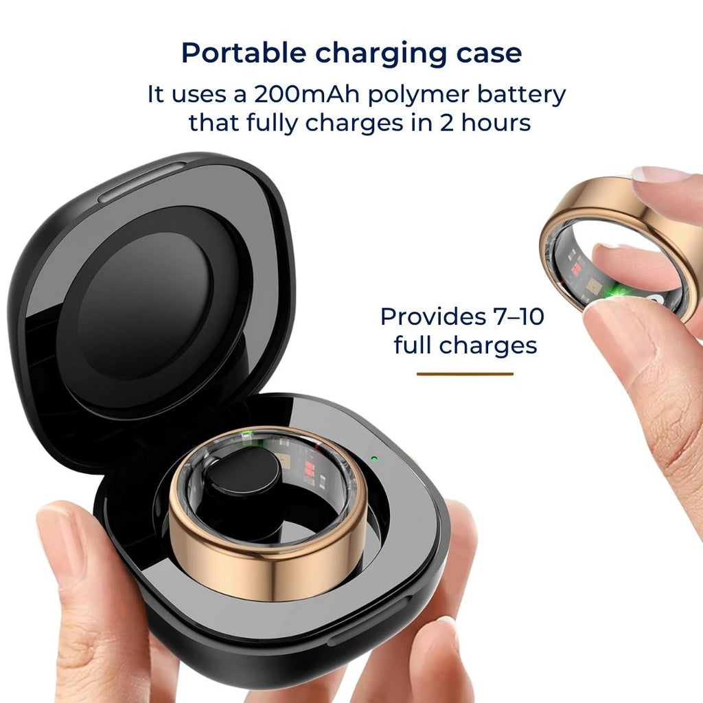 Smart Ring | Waterproof Sleep & Wellness Tracker for Active Lifestyles