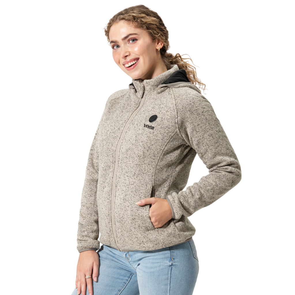 Heated Fleece Jacket | Ultra-Soft, Breathable & Rechargeable Battery for Women