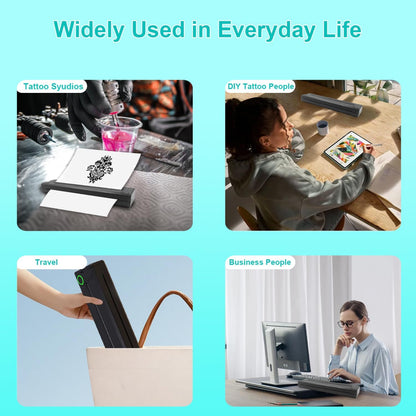 Wireless Inkless Printer – Compact and Efficient for Mobile Printing on the Go