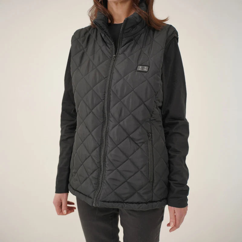 Women's Heated Gilet | 9 Heating Zones, Rechargeable & Lightweight for Cold Weather Adventures