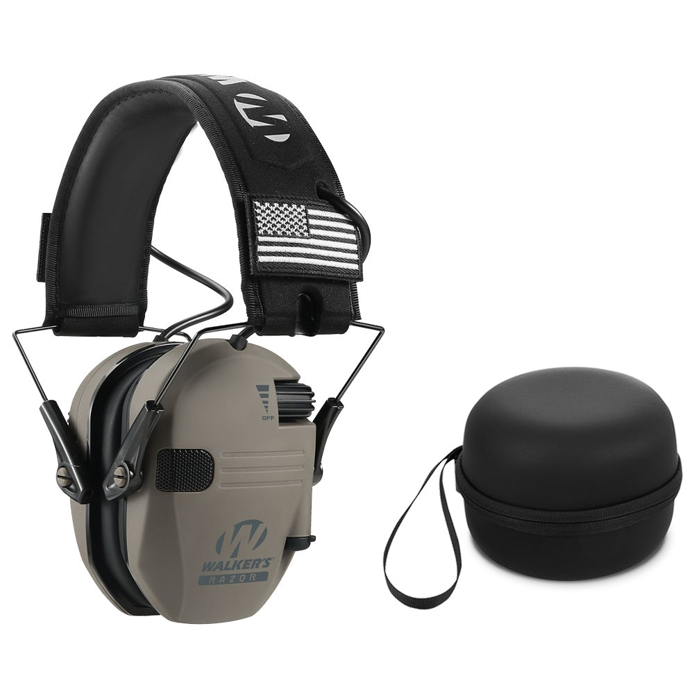Electronic Earmuffs for Hearing Protection - Noise-Canceling Headphones for Shooting, Hunting, and Industrial Use