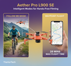Premium 4K Camera Drone | GPS Positioning – 360° Safety Sensor – Foldable Brushless Design