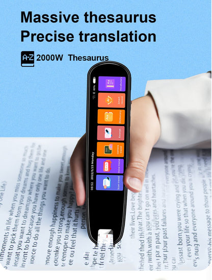 Multipurpose Translation Pen | Accurate 112-Language Translator and Reading Scanner device - Ideal for University, Work, and On-the-Go Communication