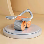 2-in-1 automatic rebound abdominal roller with elbow support. Perfect for abs workout and muscle toning. Ideal for home gym training.