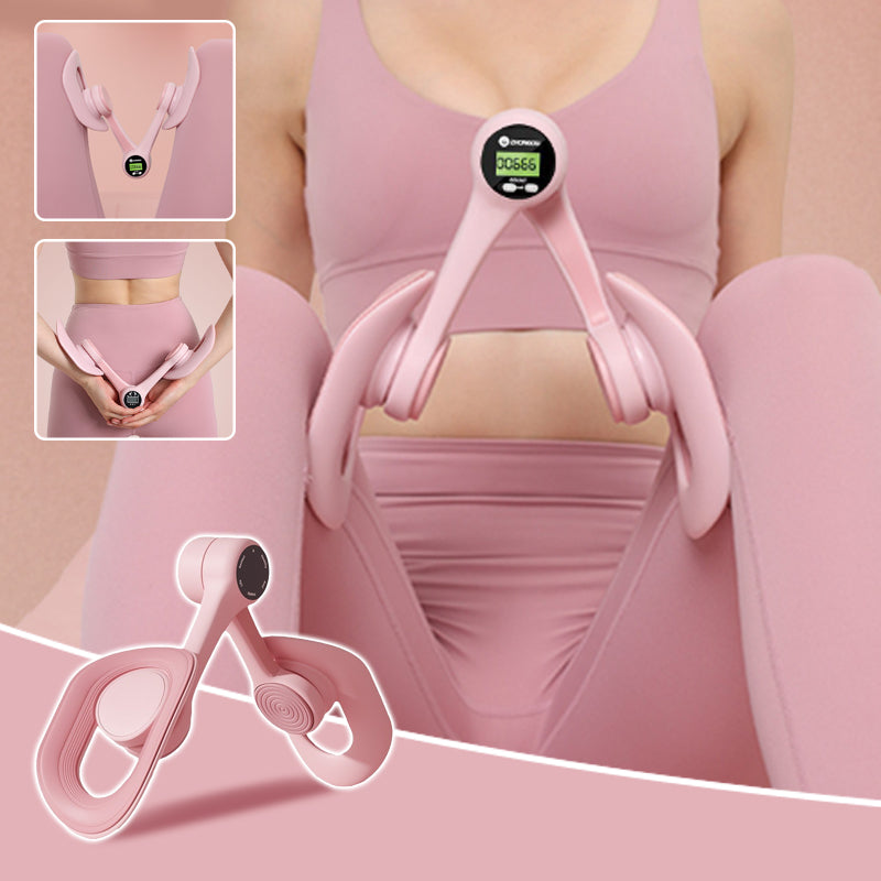 Adjustable Pelvic and Thigh Trainer | Portable, Ergonomic Design with Digital Counter for Home and Gym Workouts