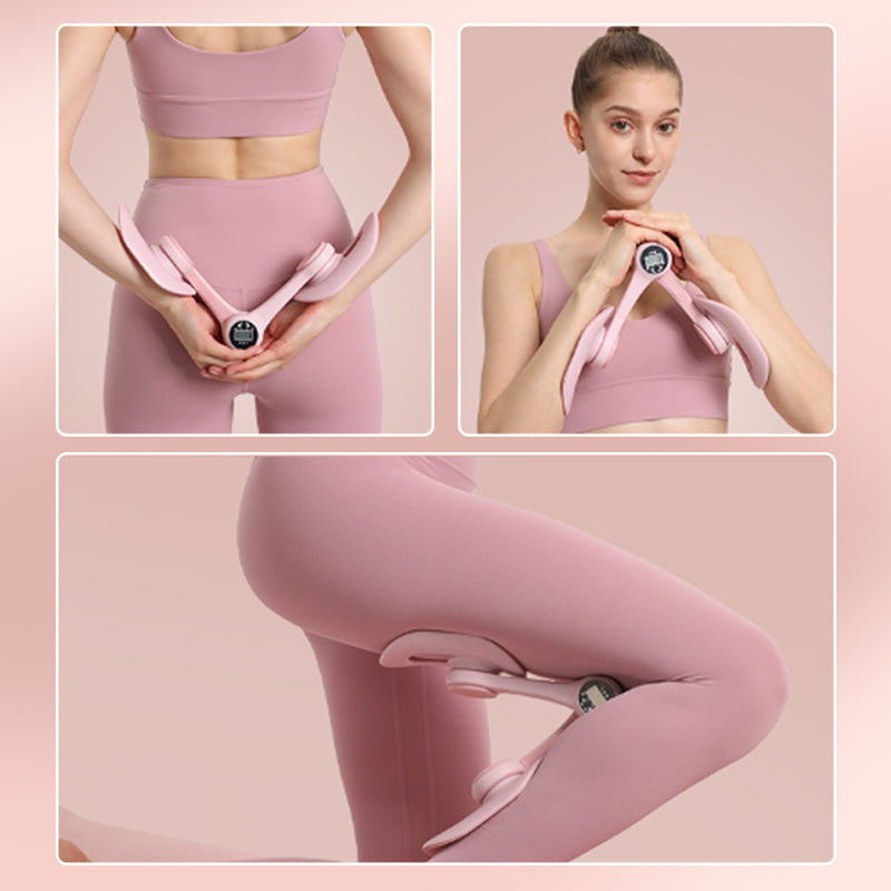 Adjustable Pelvic and Thigh Trainer | Portable, Ergonomic Design with Digital Counter for Home and Gym Workouts