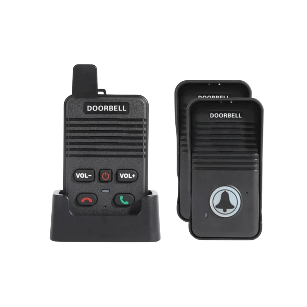 Advance Communication Intercom Doorbell | Waterproof, Hands-Free & Multi-Unit Compatible for Home and Office Use