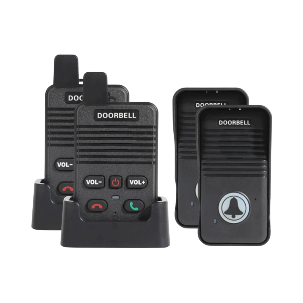 Advance Communication Intercom Doorbell | Waterproof, Hands-Free & Multi-Unit Compatible for Home and Office Use