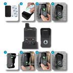 Advance Communication Intercom Doorbell | Waterproof, Hands-Free & Multi-Unit Compatible for Home and Office Use