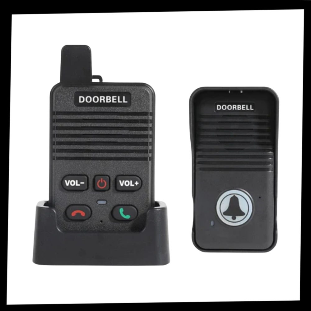 Advance Communication Intercom Doorbell | Waterproof, Hands-Free & Multi-Unit Compatible for Home and Office Use