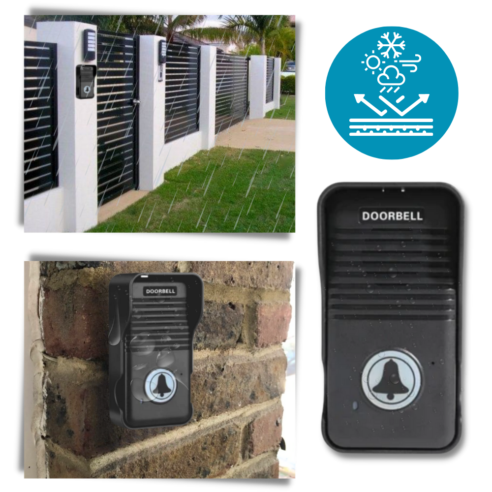 Advance Communication Intercom Doorbell | Waterproof, Hands-Free & Multi-Unit Compatible for Home and Office Use