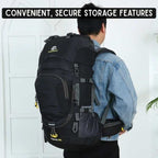 60L Waterproof Backpack | Spacious, Comfortable Fit & Ideal for Outdoor Adventures