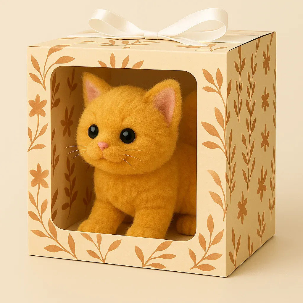 Interactive Realistic Kitten Toy | Lifelike Movement, Sounds & Emotional Play for Kids