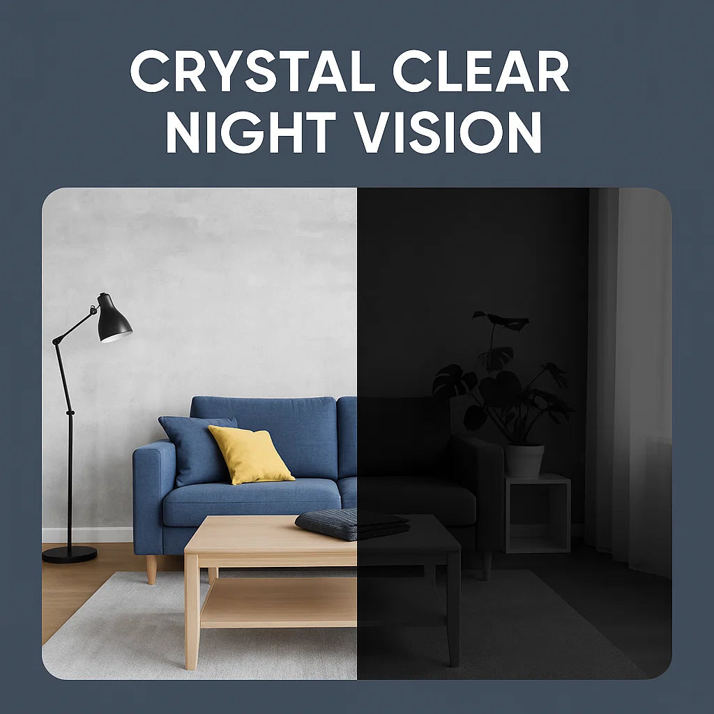 Small WiFi Security Camera Night Vision Wireless HD Kids Pet Safety Monitoring