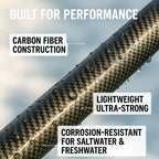Carbon Fiber Telescopic Fishing Rod and Reel Combo - Lightweight Saltwater & Freshwater Fishing Gear for Anglers