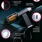 Portable Car Vacuum Cleaner | Wireless, Lightweight & Versatile for Home, Garage & Auto Cleaning