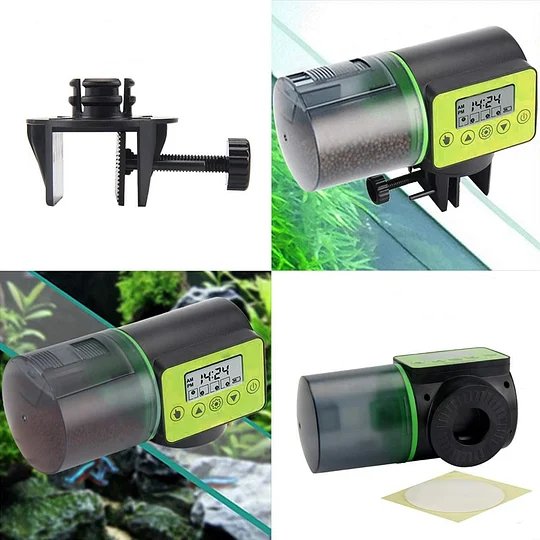 Automatic Fish Feeder | LCD Timer, Moisture-Resistant & Customizable Feeding for Aquatic Pets