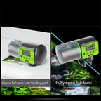 Automatic Fish Feeder | LCD Timer, Moisture-Resistant & Customizable Feeding for Aquatic Pets