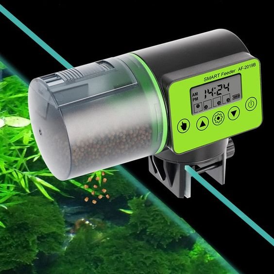 Automatic Fish Feeder | LCD Timer, Moisture-Resistant & Customizable Feeding for Aquatic Pets