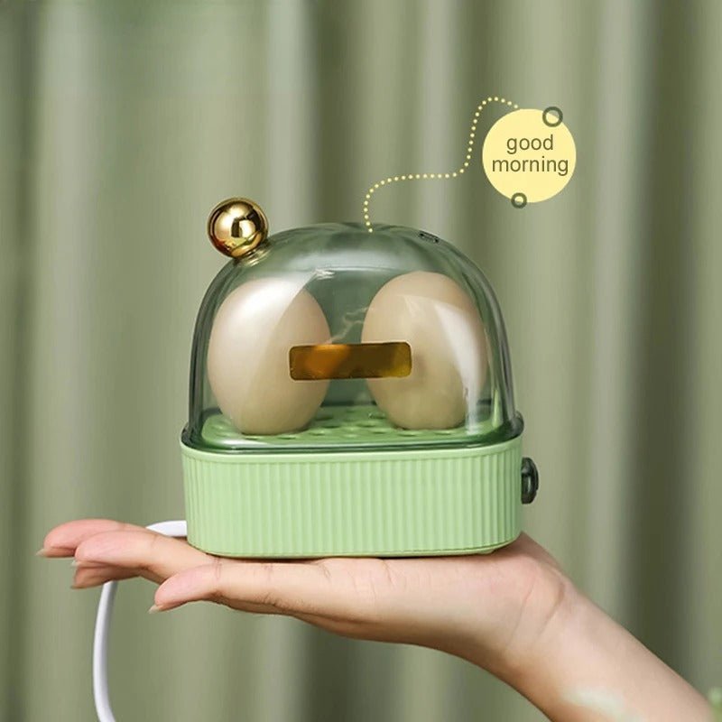 Rapid Egg Cooker with Automatic Power Off - Portable Egg Boiler for Home, Dormitory, Camping & Awning Use