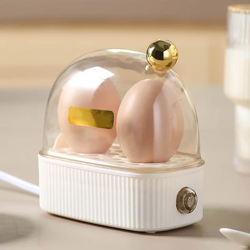 Rapid Egg Cooker with Automatic Power Off - Portable Egg Boiler for Home, Dormitory, Camping & Awning Use
