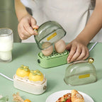 Rapid Egg Cooker with Automatic Power Off - Portable Egg Boiler for Home, Dormitory, Camping & Awning Use