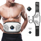 Belly Fat Reduction Massage Belt | EMS Muscle Stimulation & Vibration Therapy for Home Use and Busy Professionals