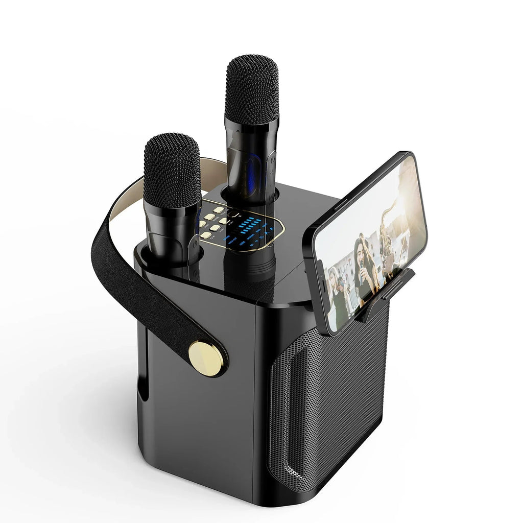 Portable High Power Karaoke Bluetooth Speaker | 100W, Dual Microphones & Perfect for Parties, Camping & Outdoor Gatherings