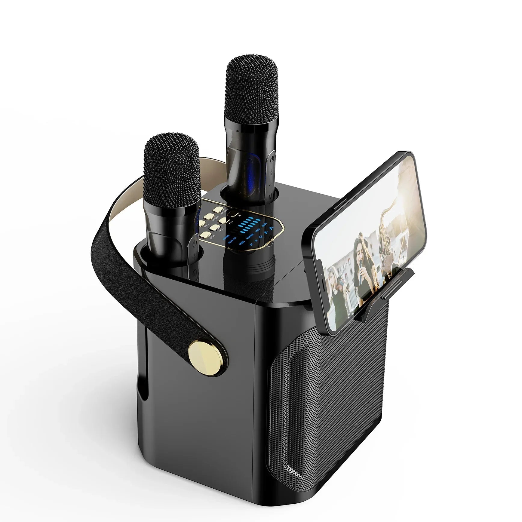 Portable High Power Karaoke Bluetooth Speaker | 100W, Dual Microphones & Perfect for Parties, Camping & Outdoor Gatherings