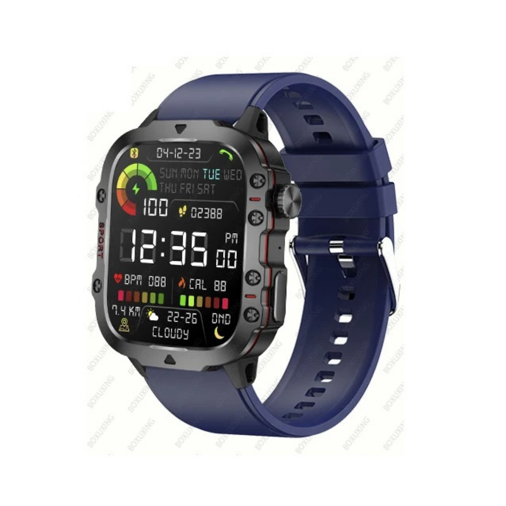 Men’s Rugged Outdoor GPS Smartwatch | Waterproof, Bluetooth Calling & Ideal for Hiking, Fitness Tracking & Outdoor Adventures