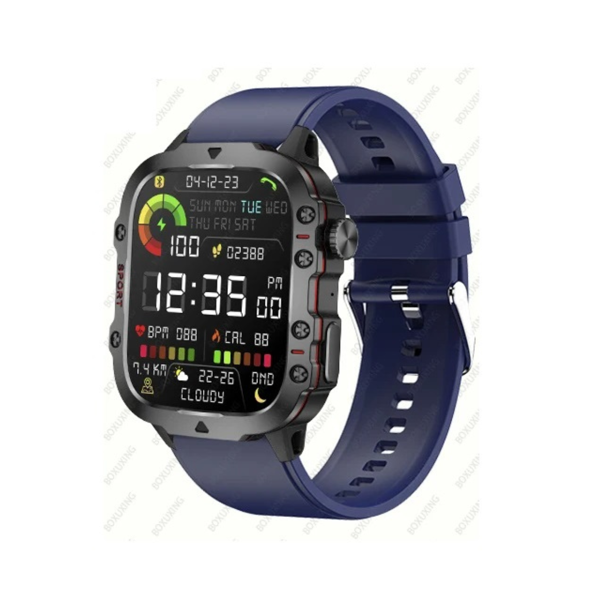 Men’s Rugged Outdoor GPS Smartwatch | Waterproof, Bluetooth Calling & Ideal for Hiking, Fitness Tracking & Outdoor Adventures