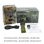 Outdoor Mini Hunting Trail Camera - 12MP HD with AI Tracking & Infrared Night Vision