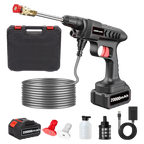 Portable Cordless Pressure Washer | 520 PSI High-Pressure, 6-in-1 Nozzle for Car & Home Cleaning