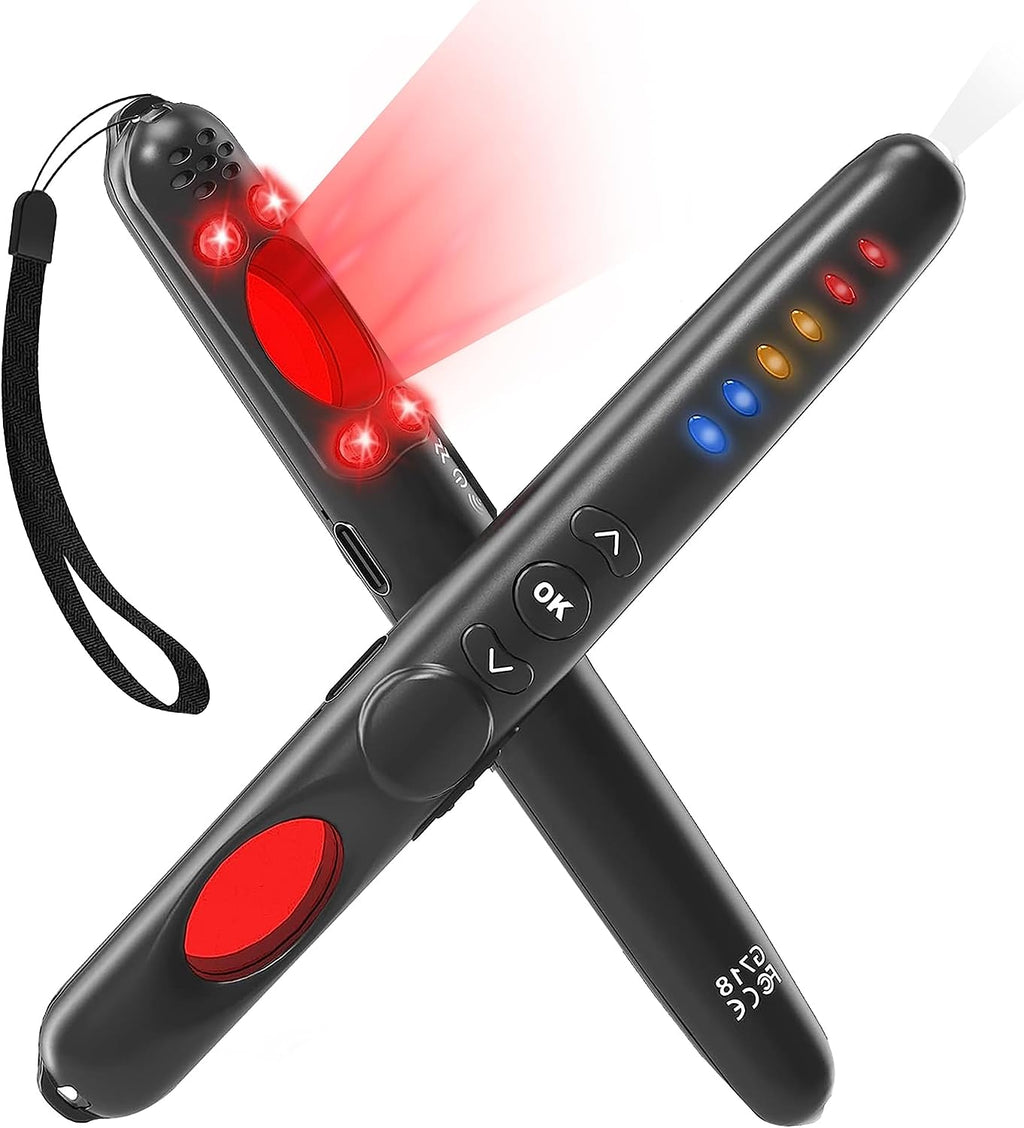 Hidden Camera Bug Detector & GPS Tracker for Hotels, Cars, and Personal Security