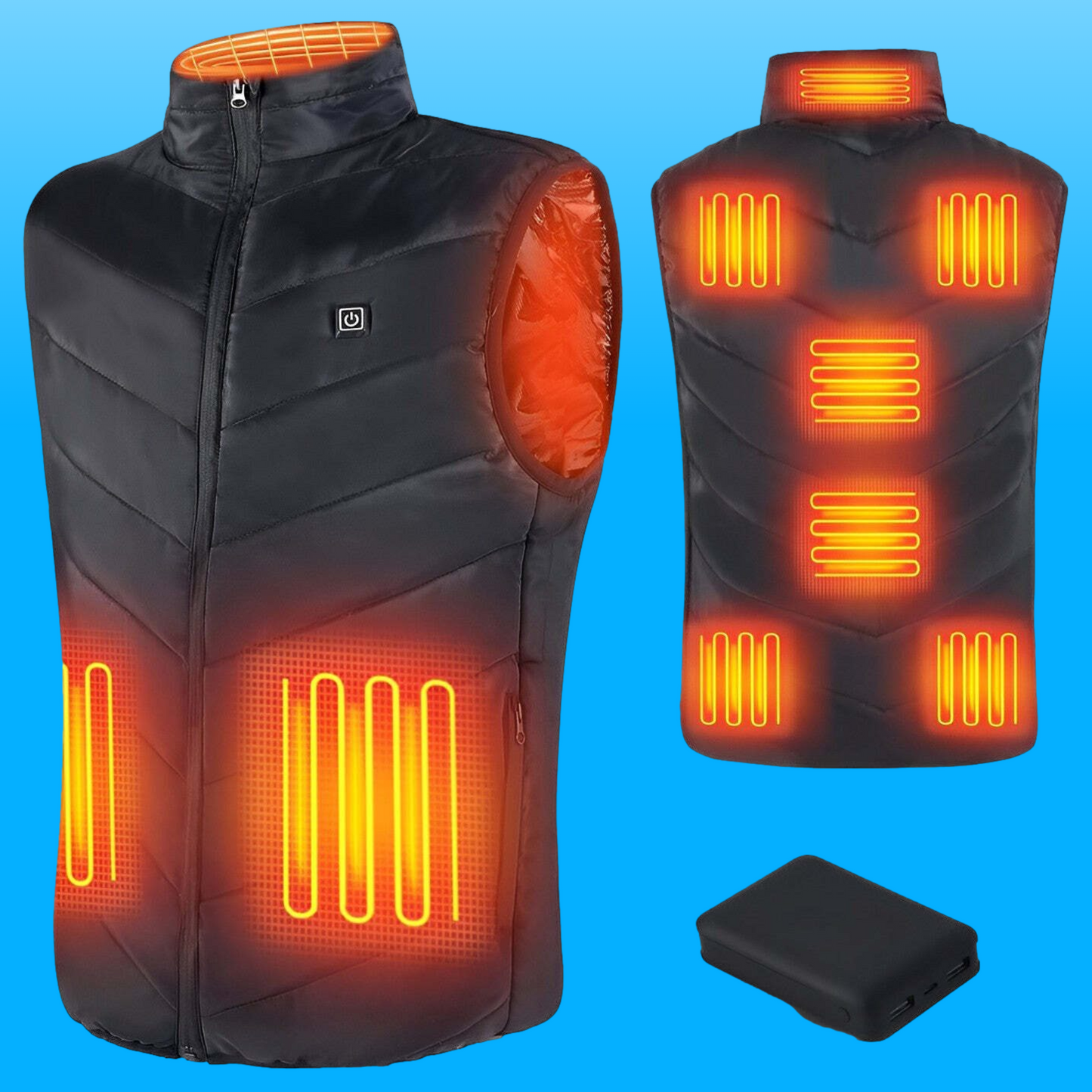 Unisex Heated Vest – Adjustable  Heating Levels