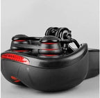 Shock Absorbing Mountain Bike Saddle | Comfortable, Breathable & Reflective for Long Rides and Night Safety