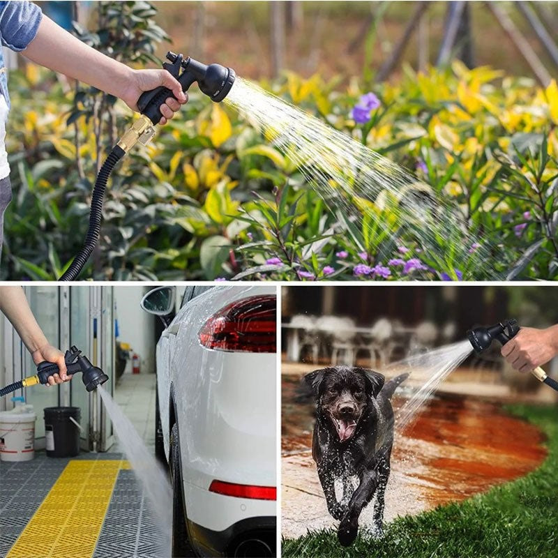 Expandable Garden Water Hose 100FT - Lightweight, Durable, Kink-Free Design for Easy Watering & Outdoor Use