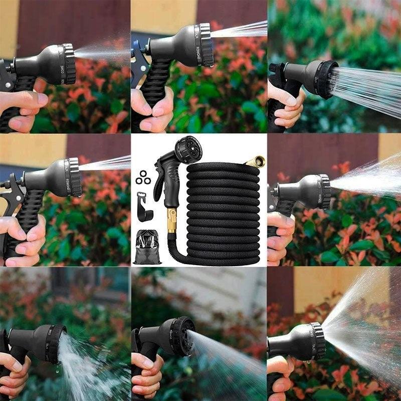 Expandable Garden Water Hose 100FT - Lightweight, Durable, Kink-Free Design for Easy Watering & Outdoor Use
