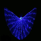 LED Butterfly Wings Costume - Fluorescent Belly Dance Outfit for Carnival & Performance Events