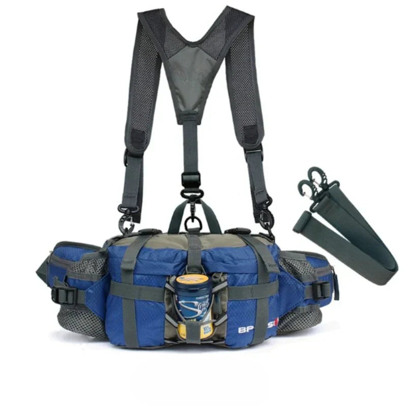 Outdoor Sports Waist Backpack for Hiking, Running, and Cycling - Lightweight, Adjustable, Water-Resistant Design