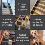 Modular Pet Ramp for Stairs | Non-Slip, Eco-Friendly Design & Ideal for Small Dogs, Cats, Seniors & Indoor/Outdoor Use