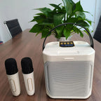Portable High Power Karaoke Bluetooth Speaker | 100W, Dual Microphones & Perfect for Parties, Camping & Outdoor Gatherings