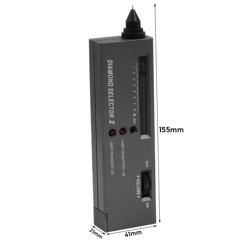 High Accuracy Diamond Tester for Jewelry - Professional & Beginner Use, Essential Tool for Gemstone Identification