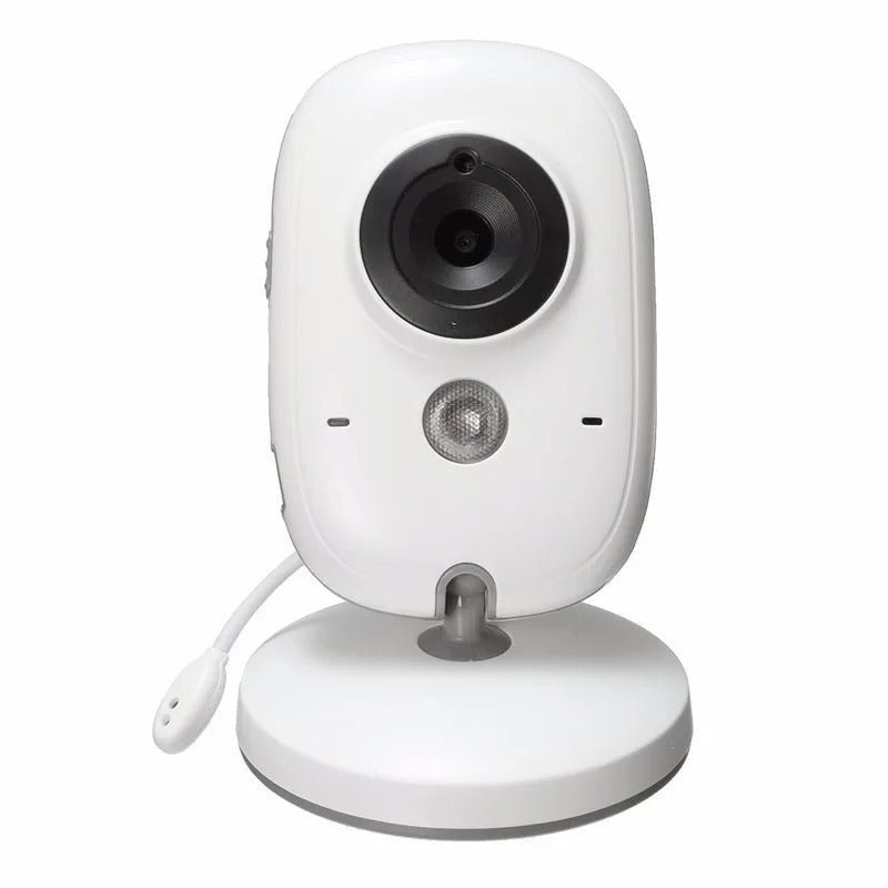 Digital baby monitor with 2.4G wireless, 3.2-inch LCD, 2-way audio talk, night vision, and surveillance for baby security.