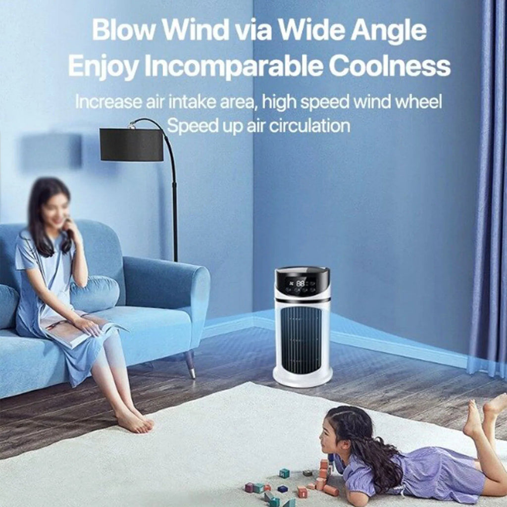 Portable Air Conditioner | 3-in-1 Cooling, Humidifying & USB-Powered for Home Office Use