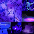UV Flashlight for Bed Bug Detection | 100 LED, Wide Beam & Ideal for Home Inspections and Travel