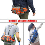 Outdoor Sports Waist Backpack for Hiking, Running, and Cycling - Lightweight, Adjustable, Water-Resistant Design