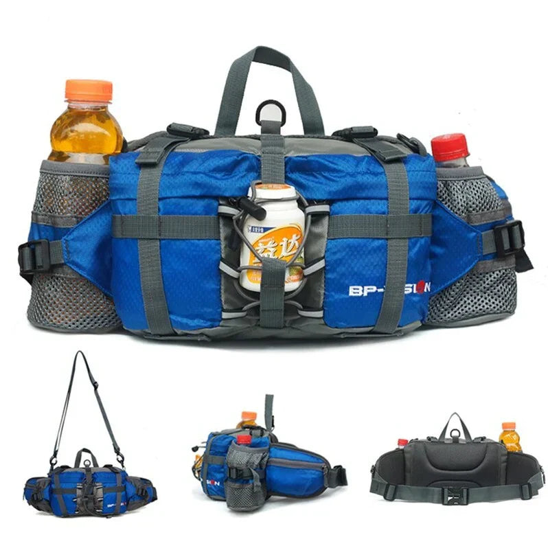 Outdoor Sports Waist Backpack for Hiking, Running, and Cycling - Lightweight, Adjustable, Water-Resistant Design