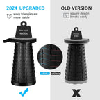 Collapsible Camping Stool - Portable Folding Stool for Outdoor Activities, Hiking, Fishing, and Travel